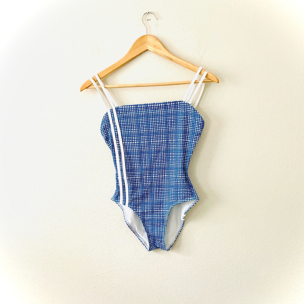 Solid & Striped One Piece Swimsuit